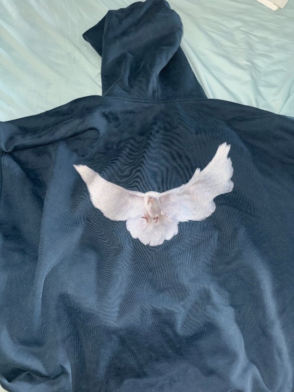 Yeezy x Gap Engineered By Balenciaga Dove Hoodie Dark Blue